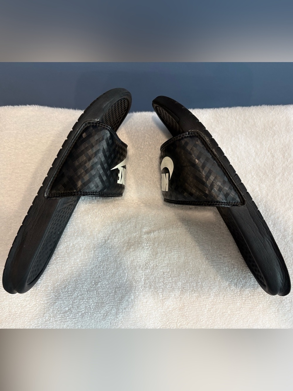 NIKE | Black Slides Sandals | Women’s Size 8 - Picture 7 of 12